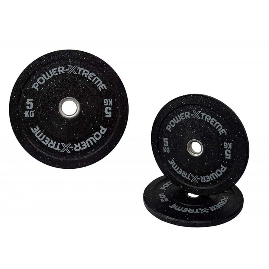 Hantelscheibe, Bumper-Plate, Gummigranulat, 51mm